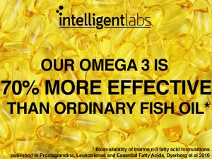 Ultra pure omega 3 fish oil capsules.