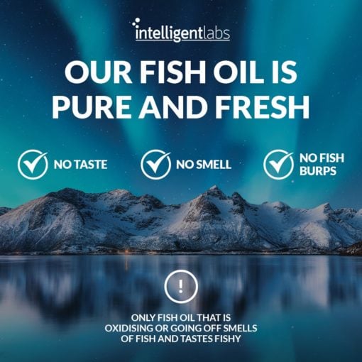 Ultra pure Omega-3 fish oil capsules