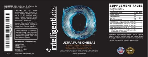 Ultra pure omega-3 fish oil