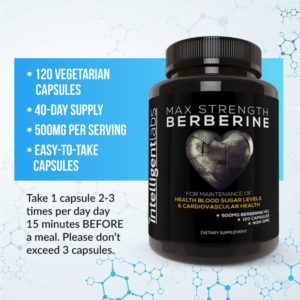 max strength berberine from intelligent labs