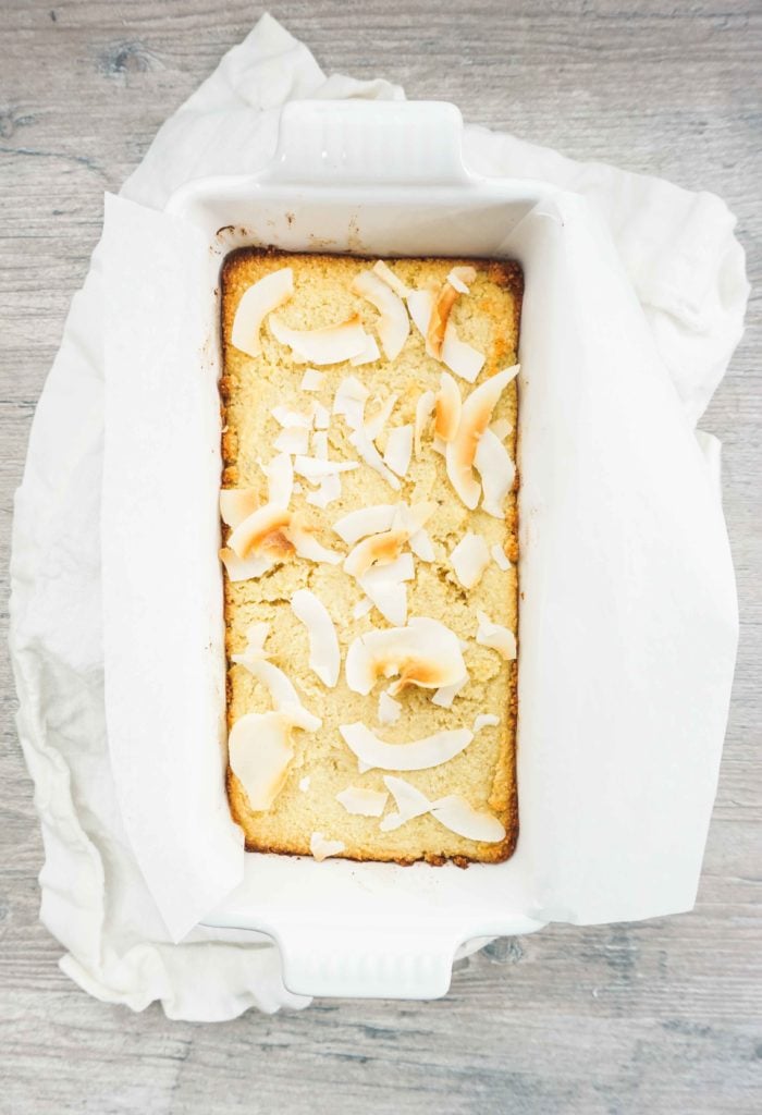 Keto coconut banana bread.