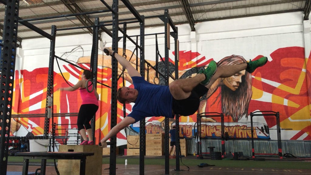 Picture of a man training
