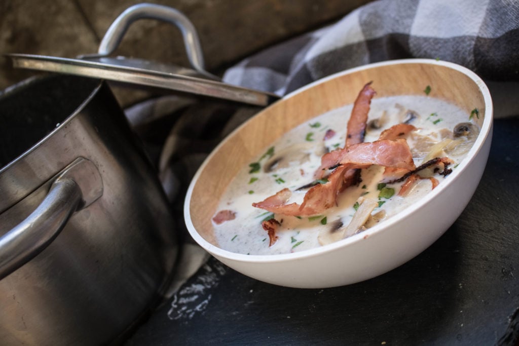 Keto mushroom soup.