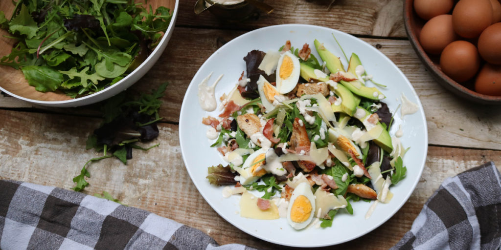 Keto ceasar salad.