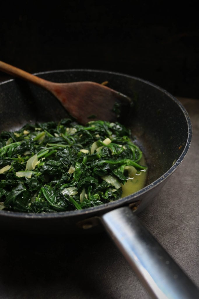 Thanksgiving keto creamed spinach.