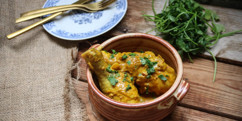 Keto chicken curry.