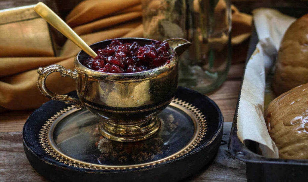 Picture of cranberry sauce