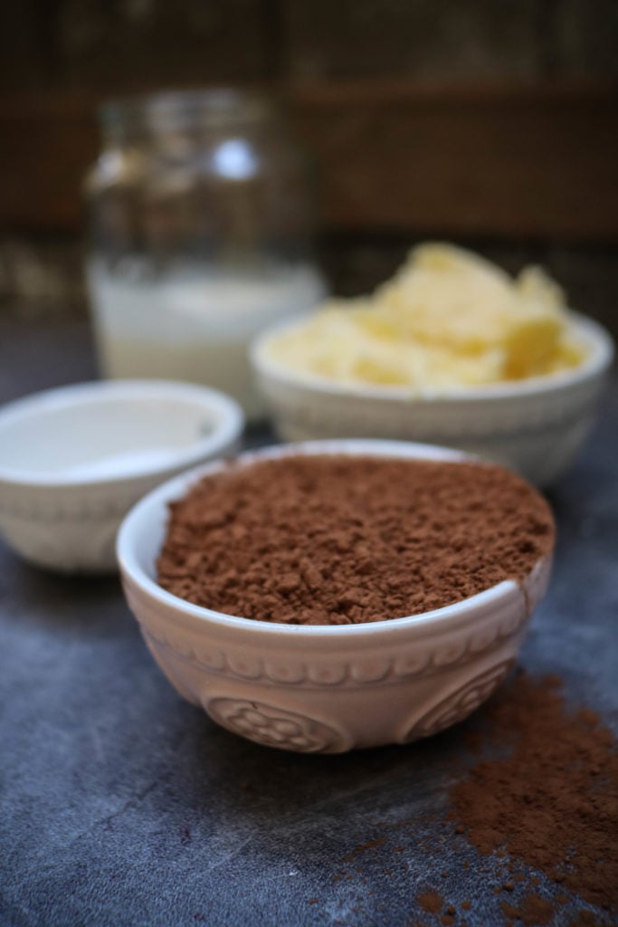 Valentine’s day heart shaped chocolates ingredients.