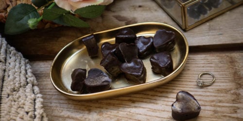 keto heart shaped chocolates perfect for keto valentines dinner dessert