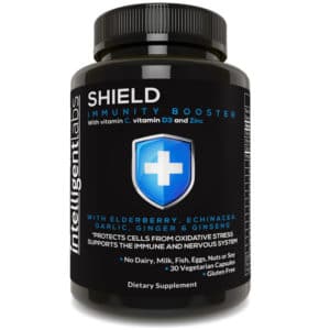 Garrafa de suplemento Immunity Booster da Intelligent Labs