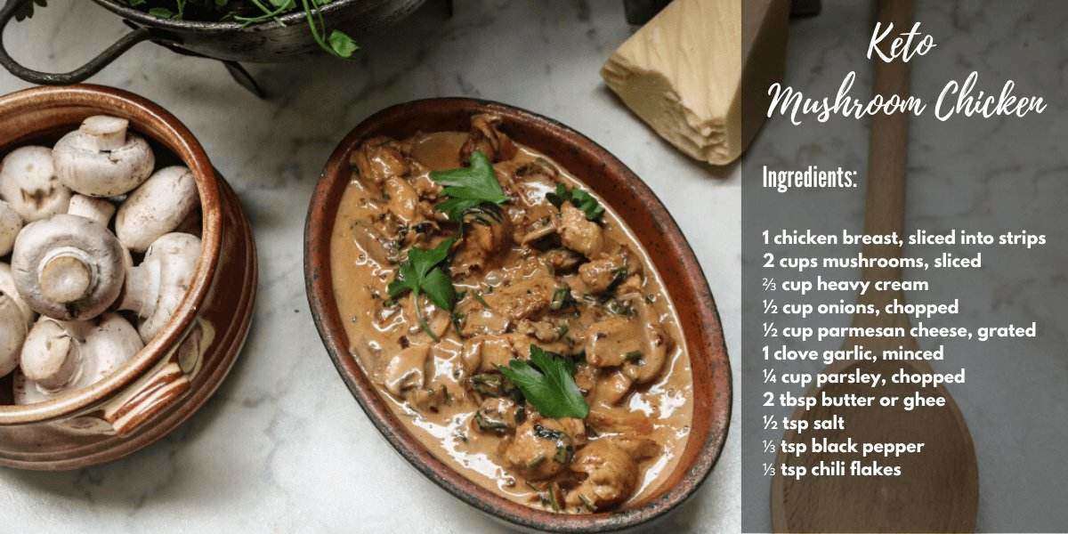 recipe for keto mushroom chicken