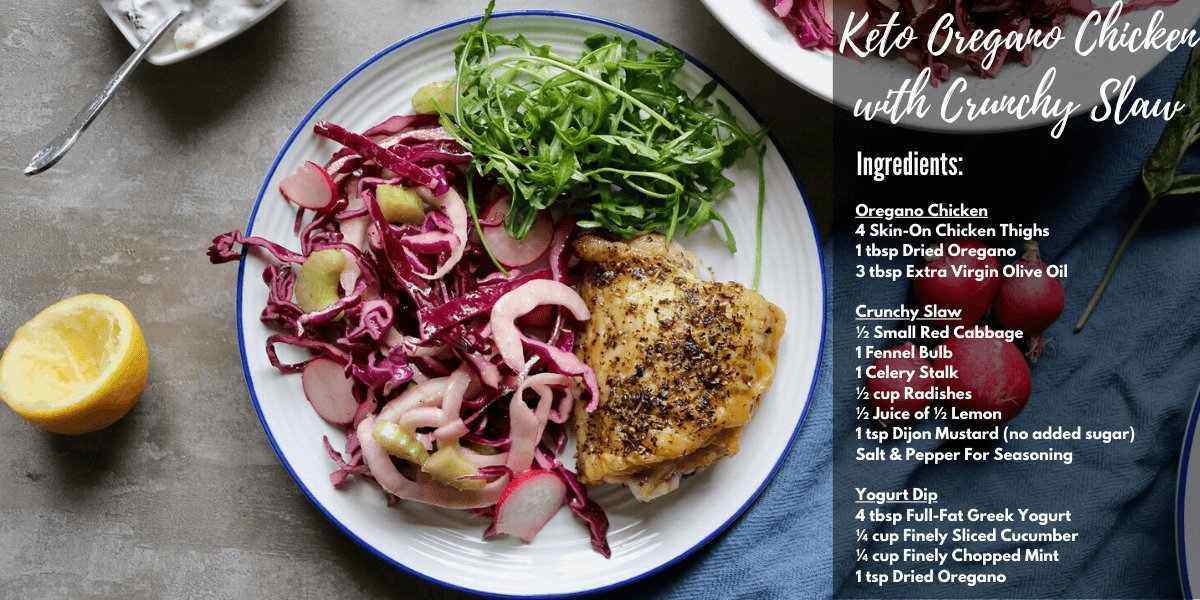 recipe for keto oregano chicken