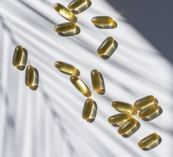 Ultra pure Omega 3 fish oil capsules