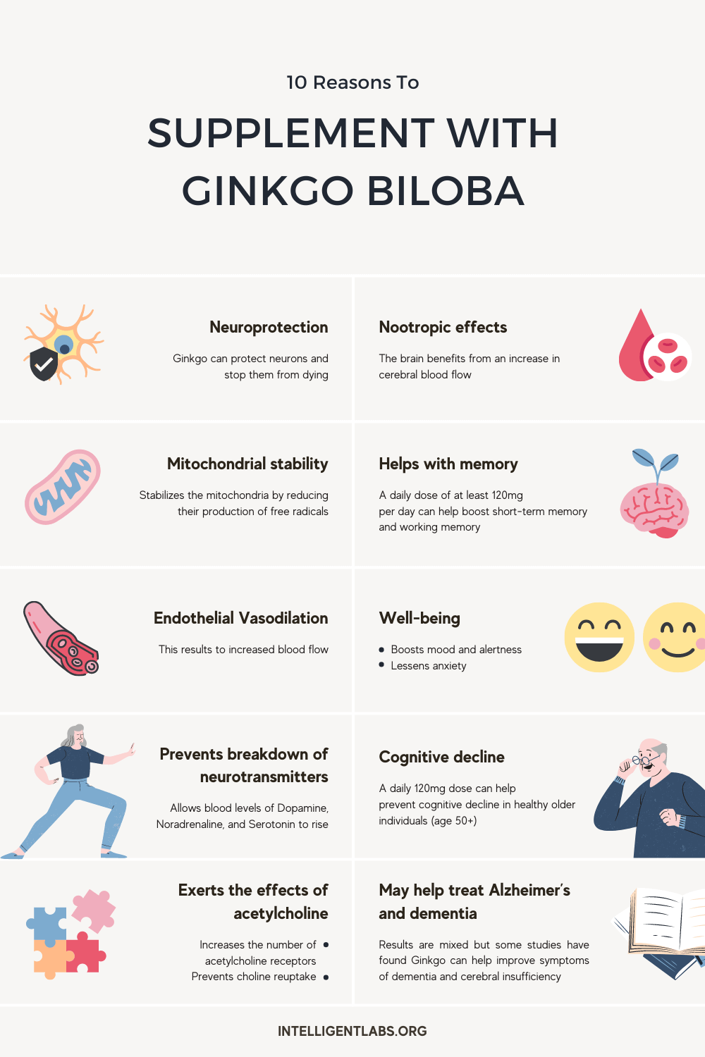 6 Health Benefits of Ginkgo Biloba