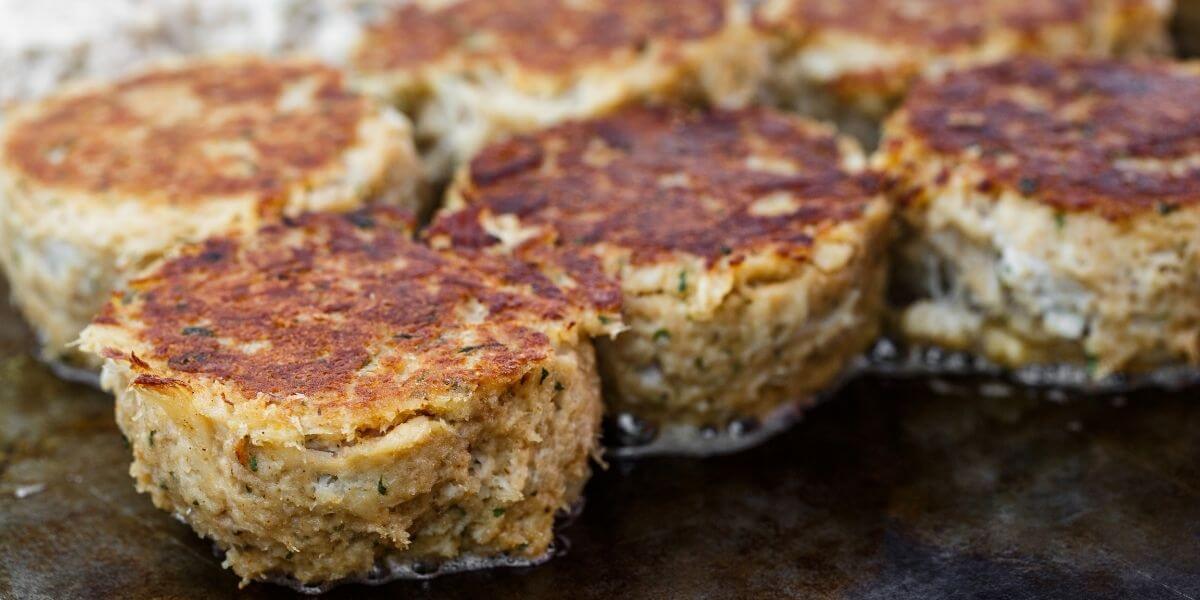 lion's mane mushroom crab cakes