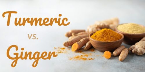 featured image for article on turmeric vs ginger