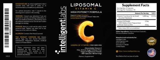 Liposomal vitamin C