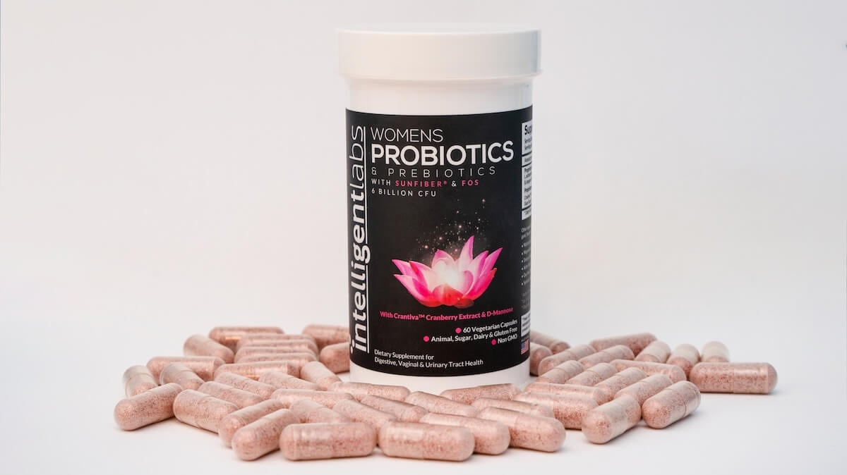 women's probiotics with capsules from intelligent labs