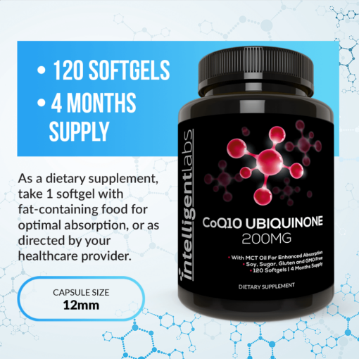 CoQ10 ubiquinone 200mg picture