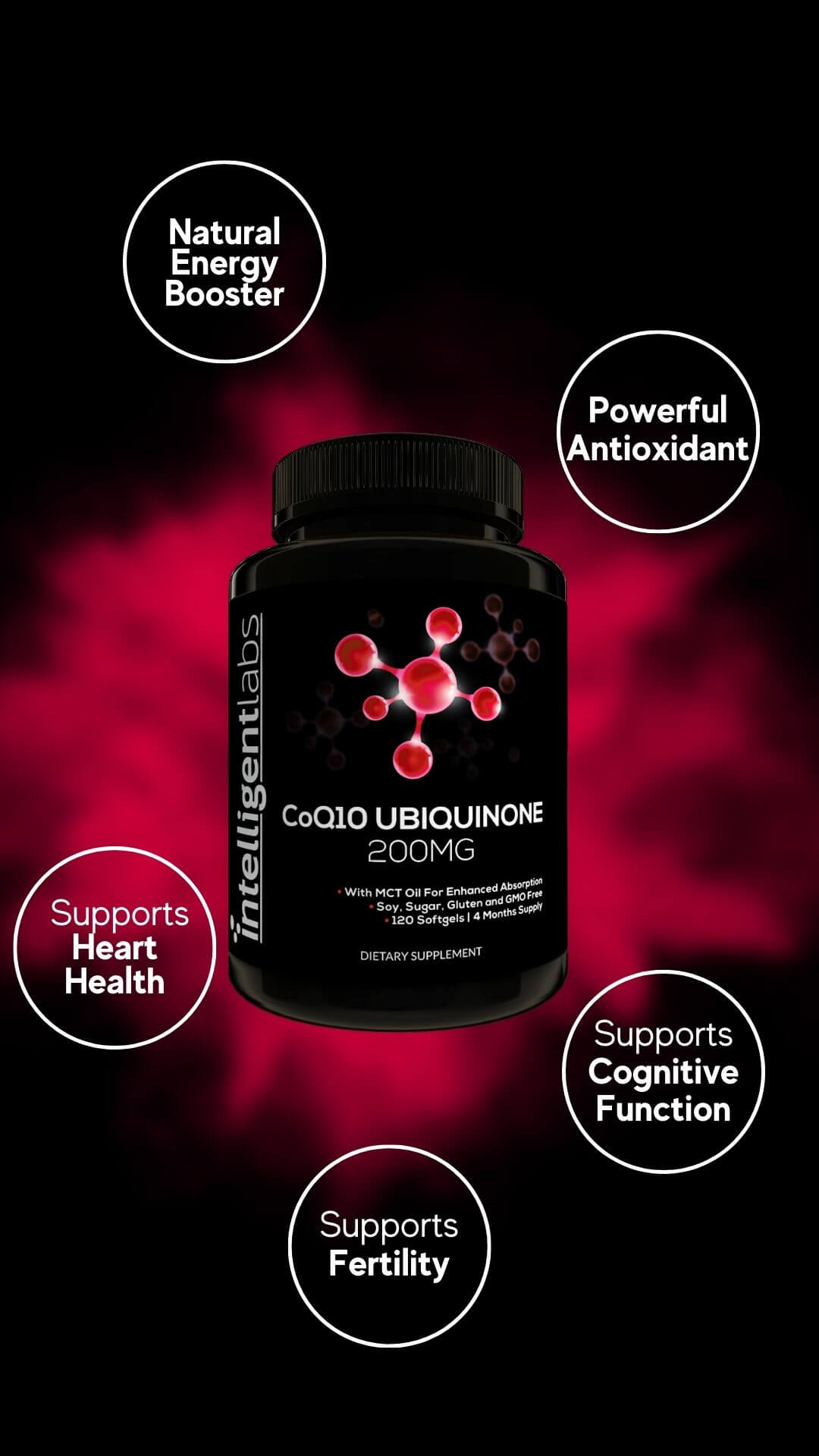 health benefits of the best Coq10 supplement from Intelligent Labs