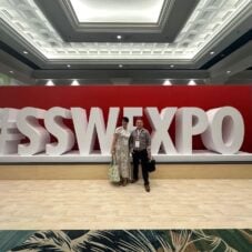 rus and claudia at the supplyside west 2024 event